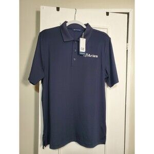 Cutter & Buck Men's Blue Polo Shirt Size Medium, CB Dry‎ Tech, UPF 50.   SKU #27